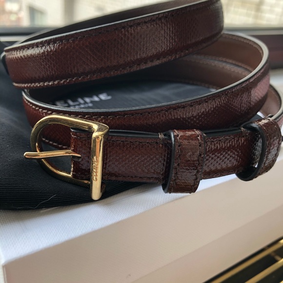 Brand New Celine Exotic Karung “6” Belt - Picture 10 of 15